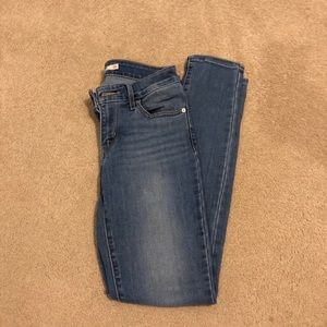 Levi’s 711 Mid Rise Skinny Jeans